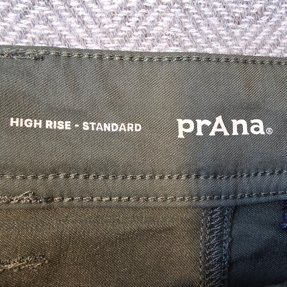 Prana Womens High Rise Standard Hiking Shorts Olive Green Size 4 2082311 - Picture 3 of 13